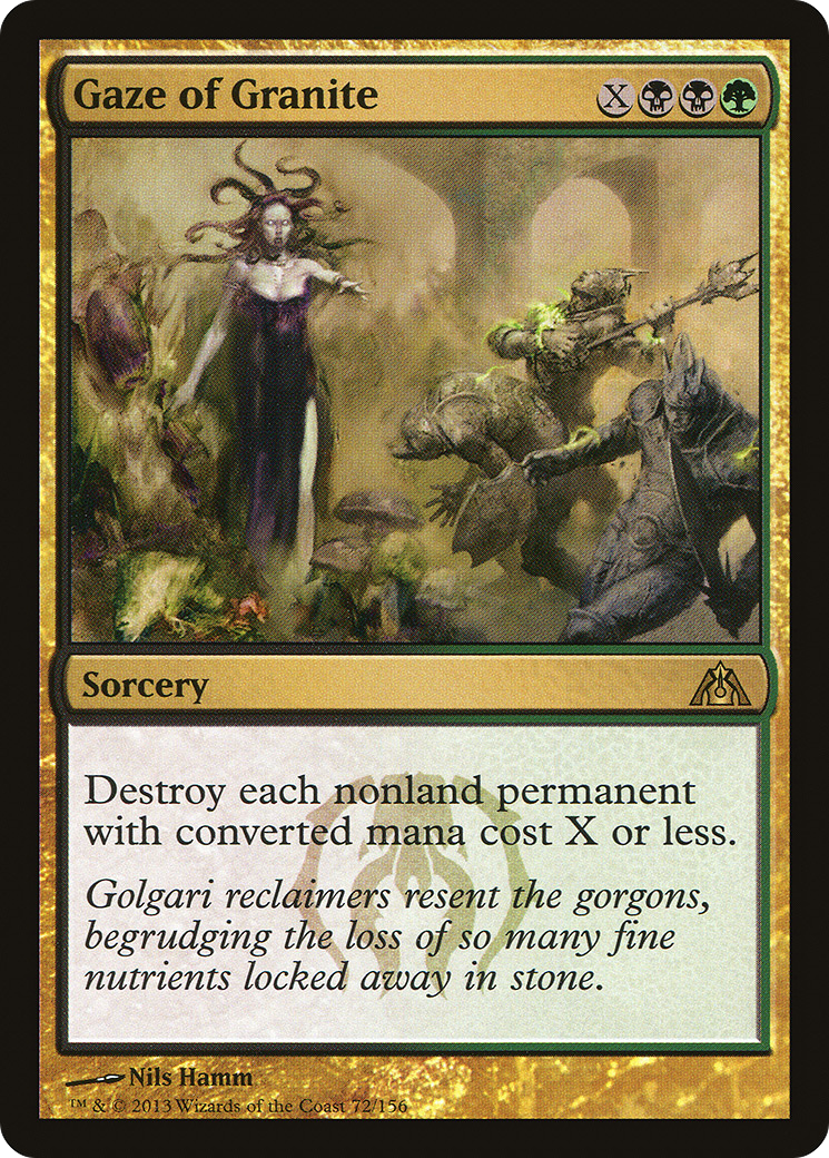 Gaze of Granite (DGM-072) (Foil)