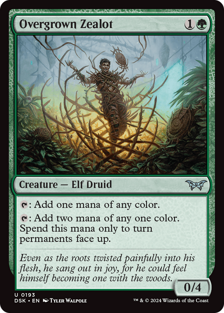 Overgrown Zealot (DSK-193) (Foil)