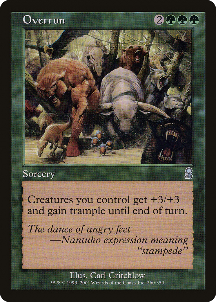Overrun (ODY-260) (Foil)