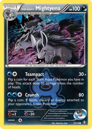 Team Aqua's Mightyena (DCR-018)