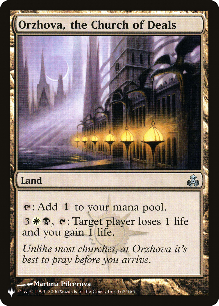 Orzhova, the Church of Deals (LIST-GPT-162)