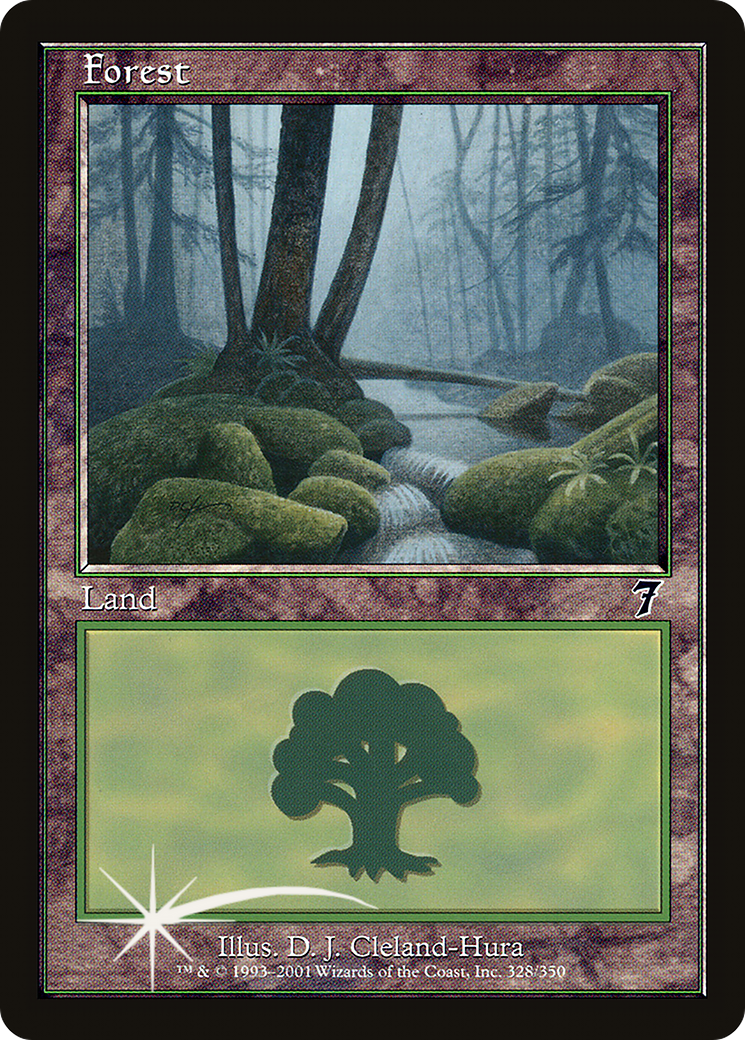 Forest (328) (7ED-328★) (Foil)