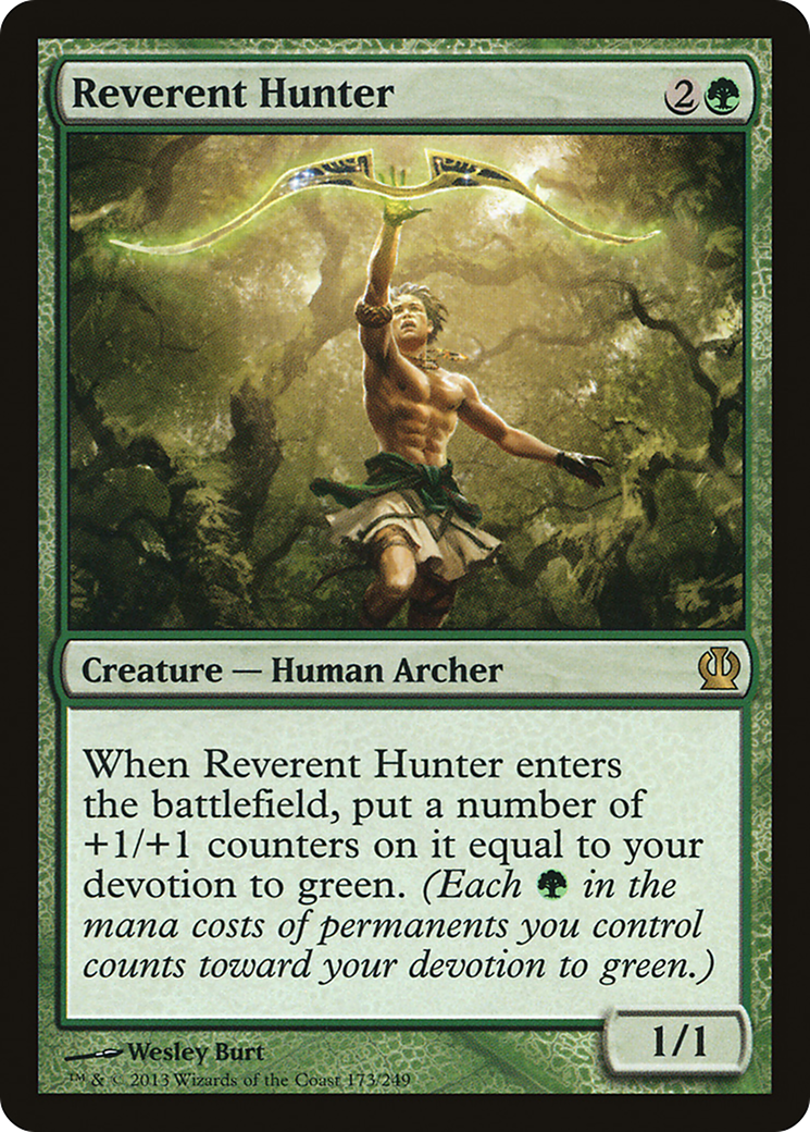 Reverent Hunter (THS-173) (Foil)