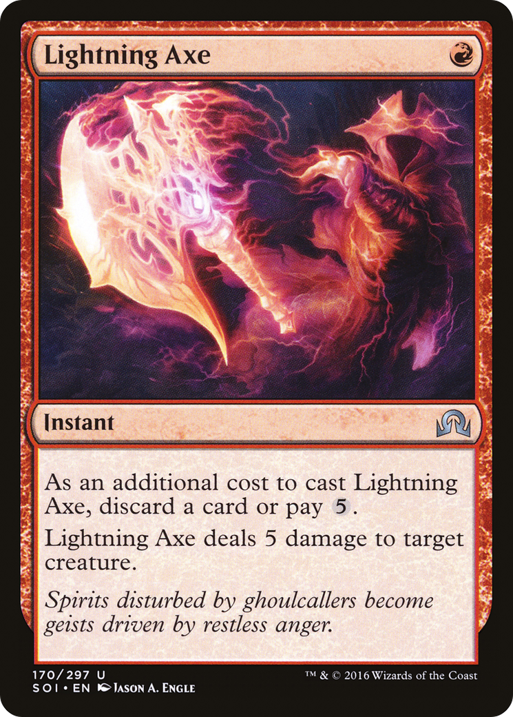 Lightning Axe (SOI-170) (Foil)