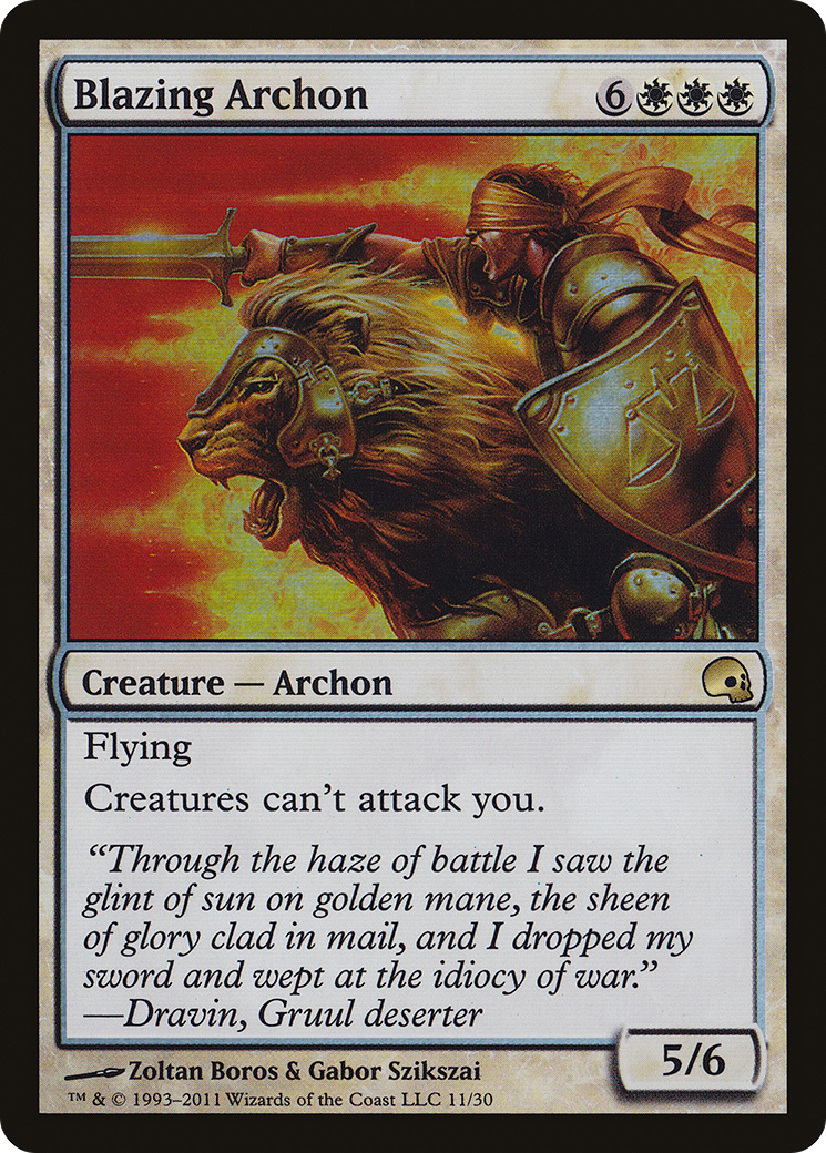 Blazing Archon (GRV-011) (Foil)