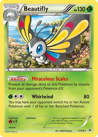 Beautifly (ROS-005) (Reverse Holofoil)