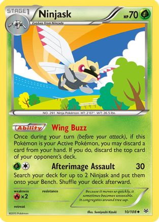 Ninjask (ROS-010) (Reverse Holofoil)