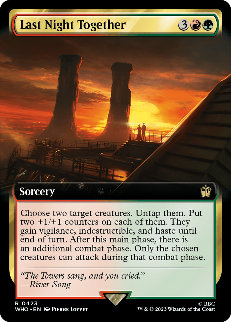 Last Night Together (WHO-423) (Extended Art) (Foil)