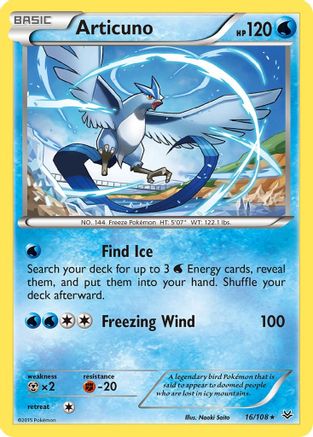 Articuno (16) (ROS-016) (Reverse Holofoil)