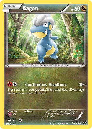 Bagon (54) (ROS-054) (Reverse Holofoil)