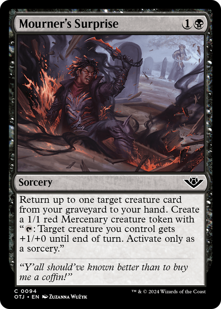 Mourner's Surprise (OTJ-094) (Foil)