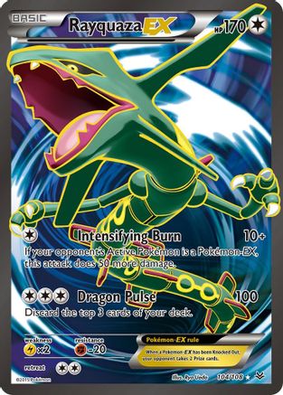Rayquaza EX (104 Full Art) (ROS-104) (Holofoil)