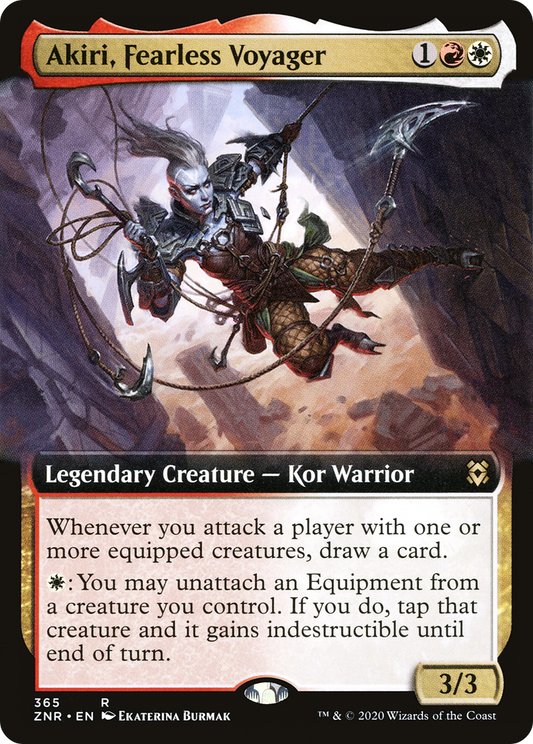 Akiri, Fearless Voyager (ZNR-365) (Extended Art)