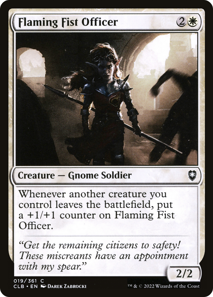 Flaming Fist Officer (CLB-019)