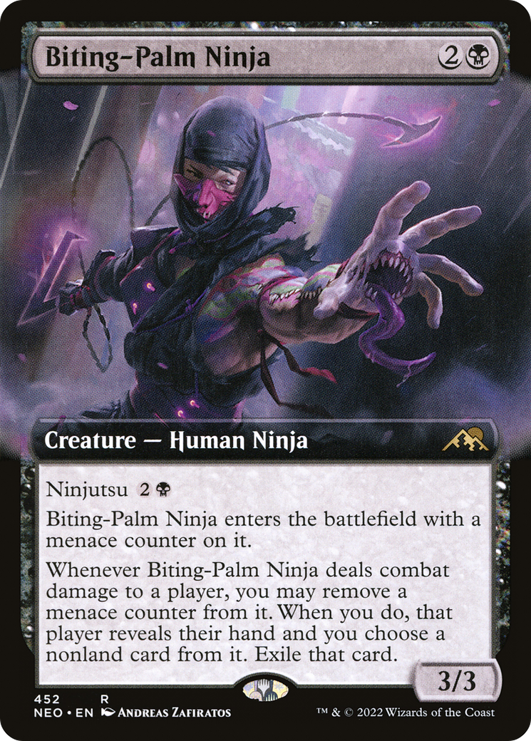 Biting-Palm Ninja (NEO-452) (Extended Art)