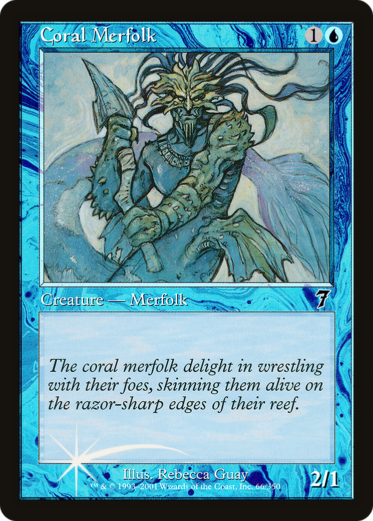 Coral Merfolk (7ED-066★) (Foil)