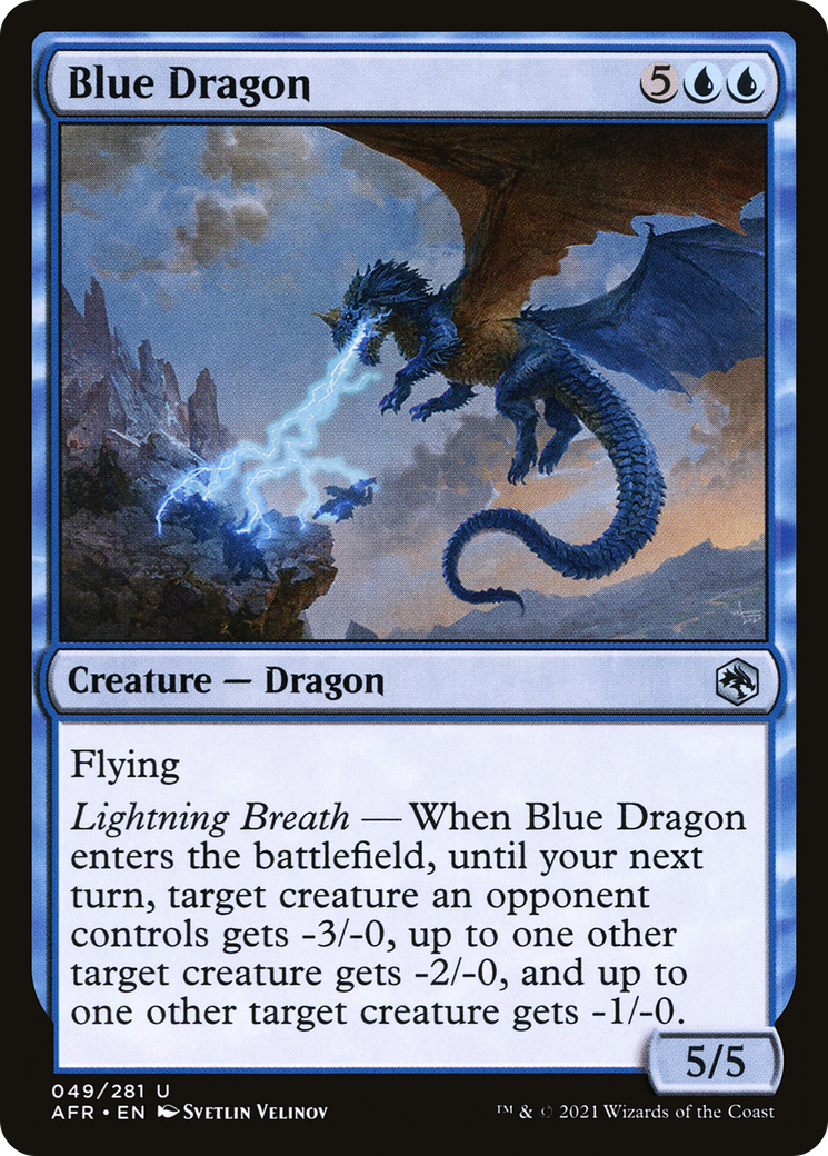 Blue Dragon (AFR-049) (Foil)