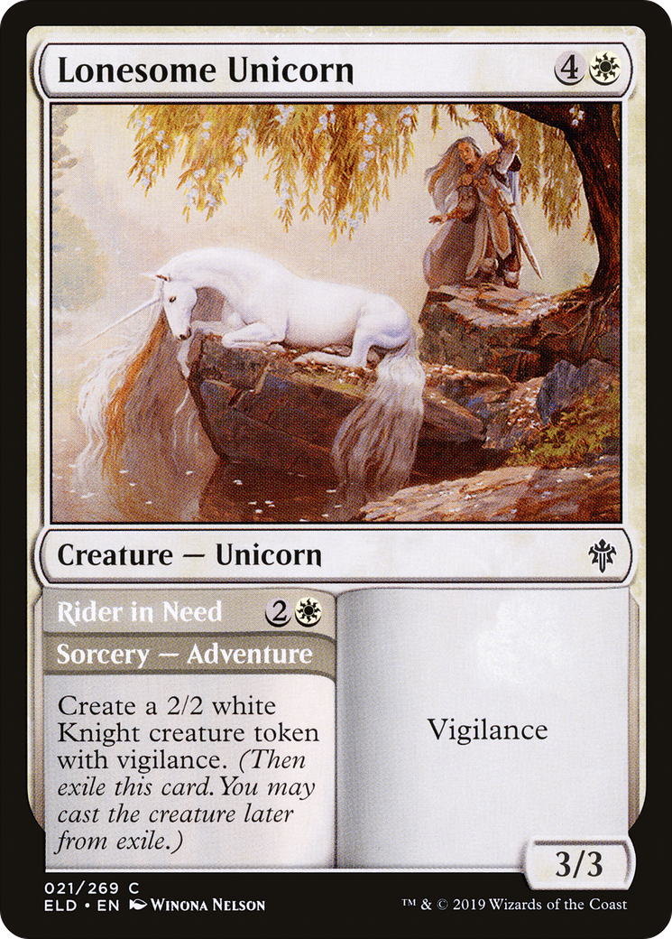 Lonesome Unicorn // Rider in Need (ELD-021) (Foil)