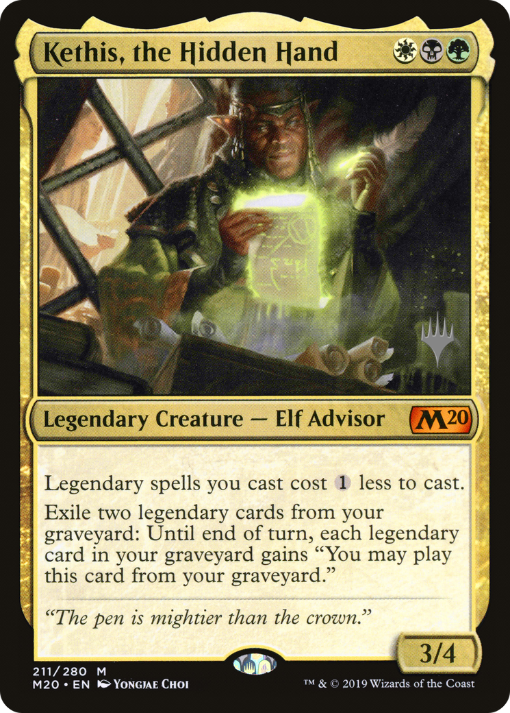 Kethis, the Hidden Hand (PPM20-211P) (Foil)