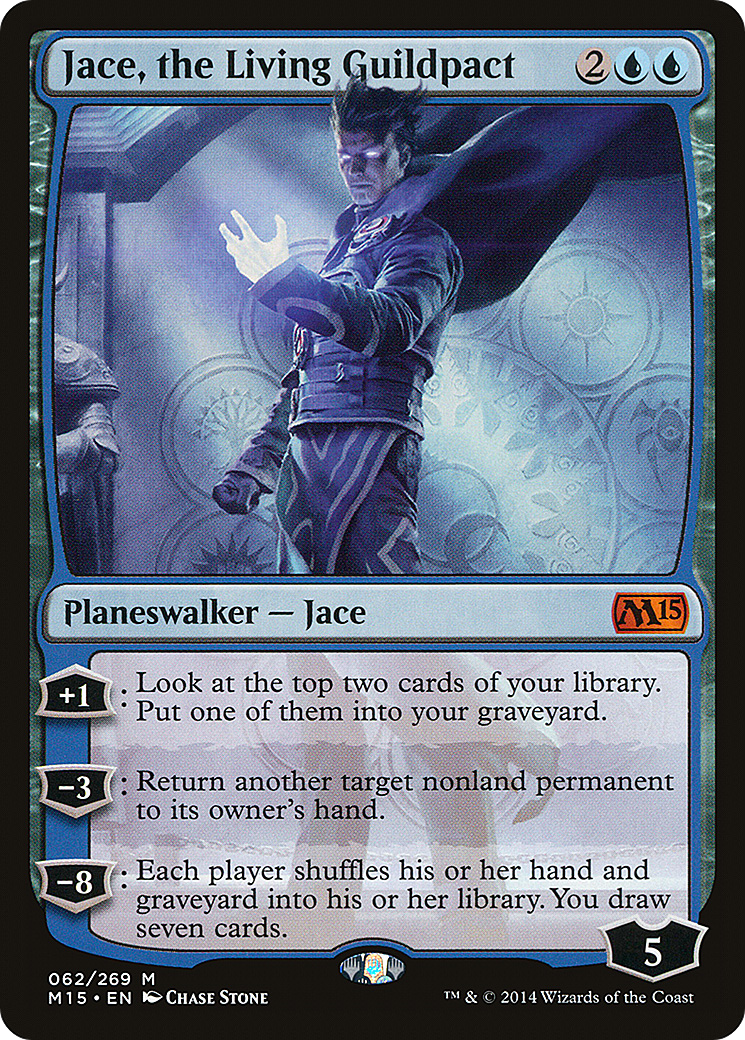 Jace, the Living Guildpact (M15-062) (Foil)