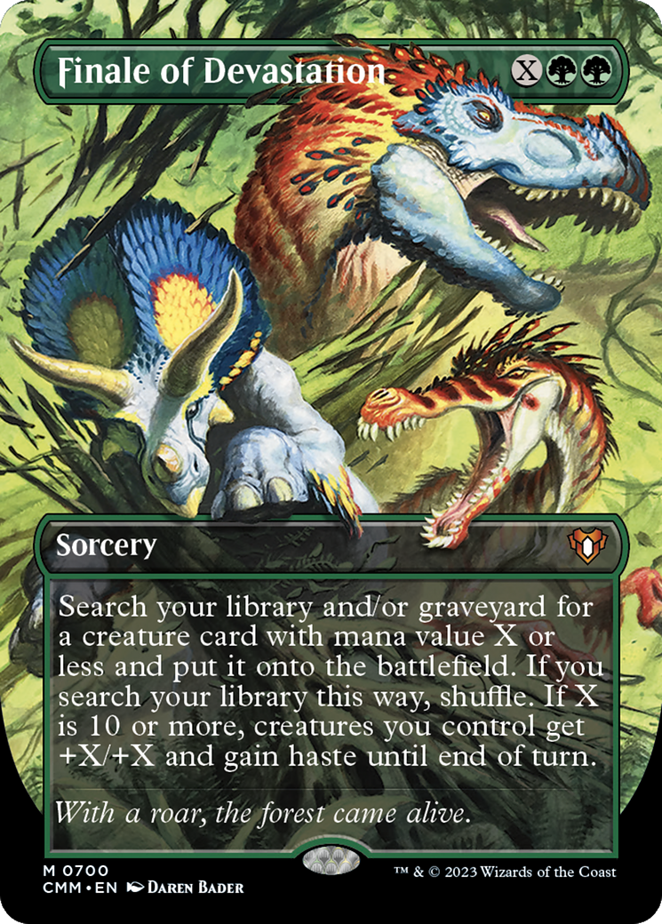 Finale of Devastation (CMM-700) (Borderless) (Foil)