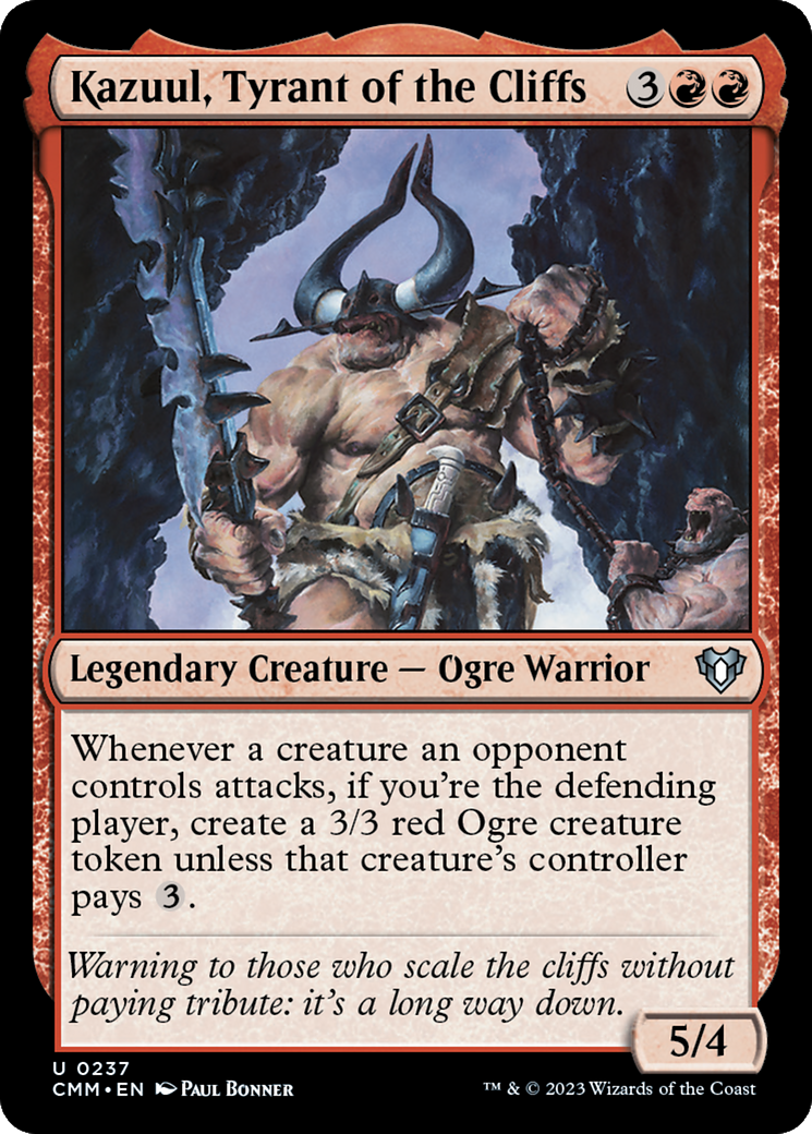 Kazuul, Tyrant of the Cliffs (CMM-237)