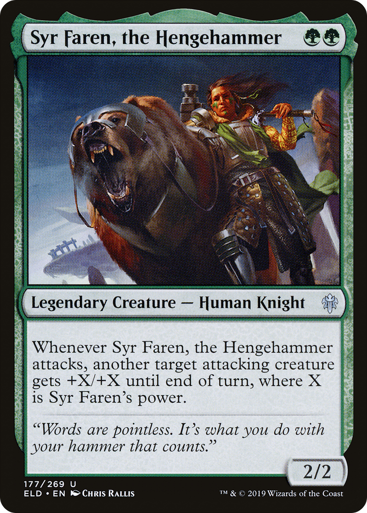 Syr Faren, the Hengehammer (ELD-177) (Foil)