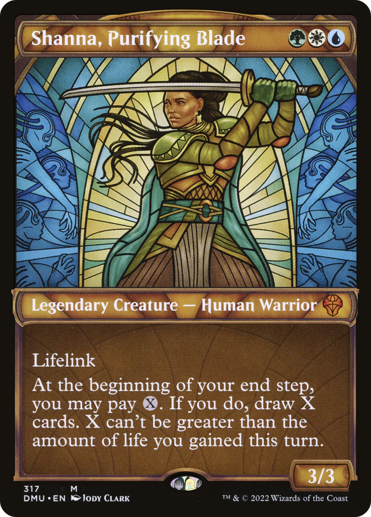 Shanna, Purifying Blade (DMU-317) (Showcase) (Foil)
