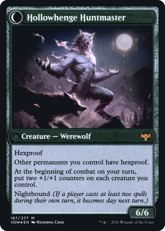Avabruck Caretaker // Hollowhenge Huntmaster (PRE-187S) (Foil)