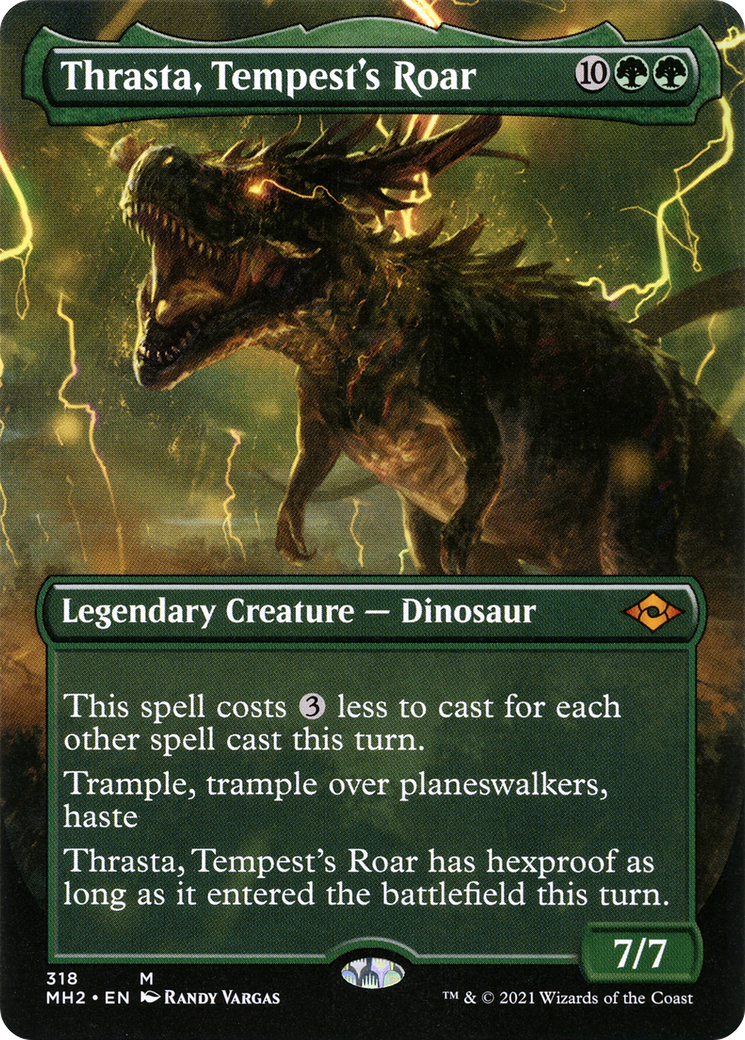 Thrasta, Tempest's Roar (MH2-318) (Borderless) (Foil)
