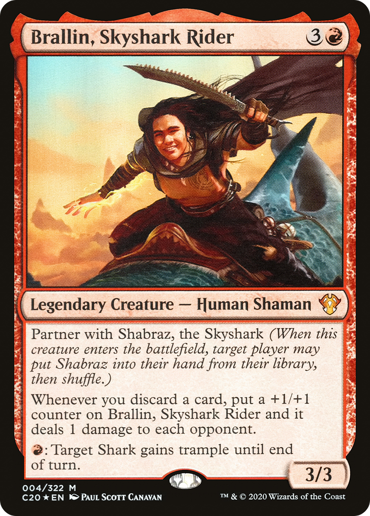 Brallin, Skyshark Rider (C20-004)