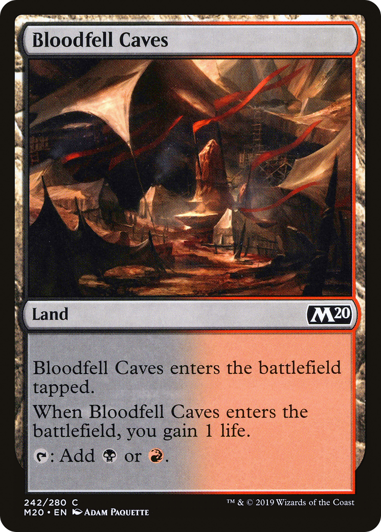 Bloodfell Caves (M20-242) (Foil)