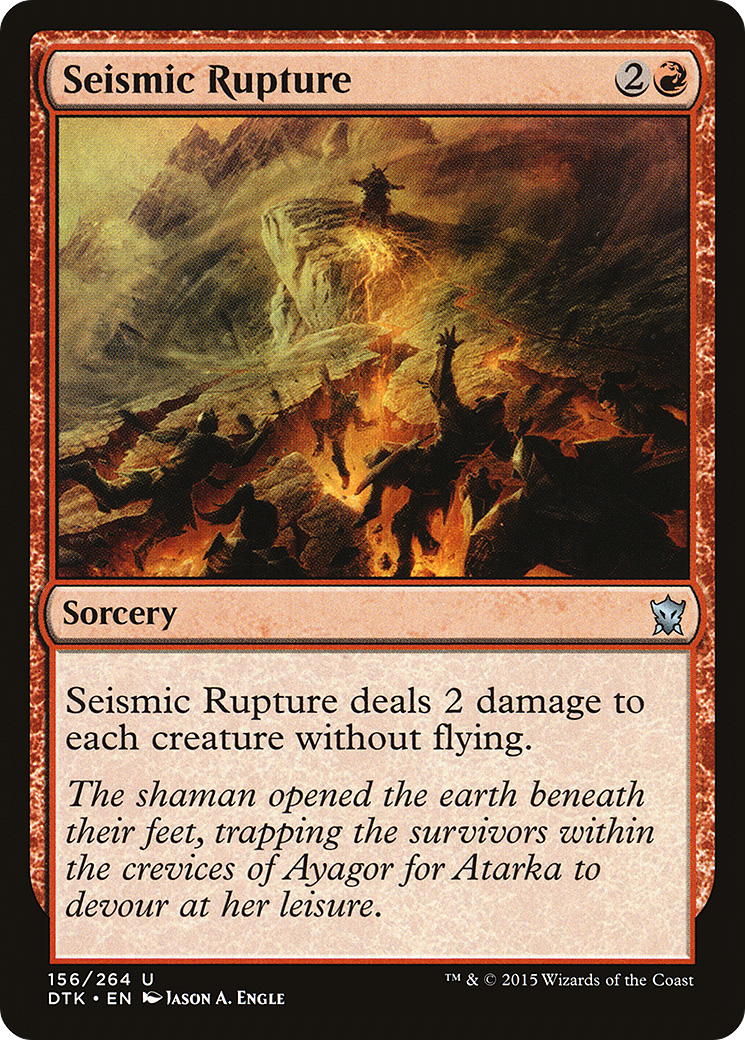 Seismic Rupture (DTK-156)