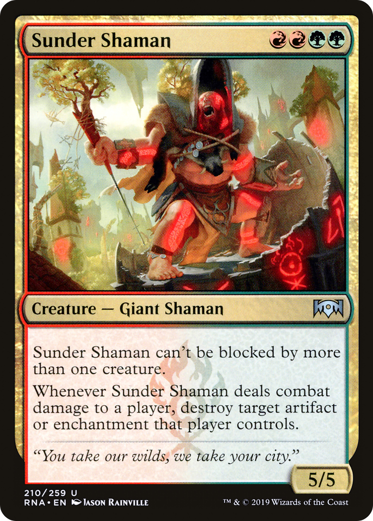 Sunder Shaman (RNA-210) (Foil)