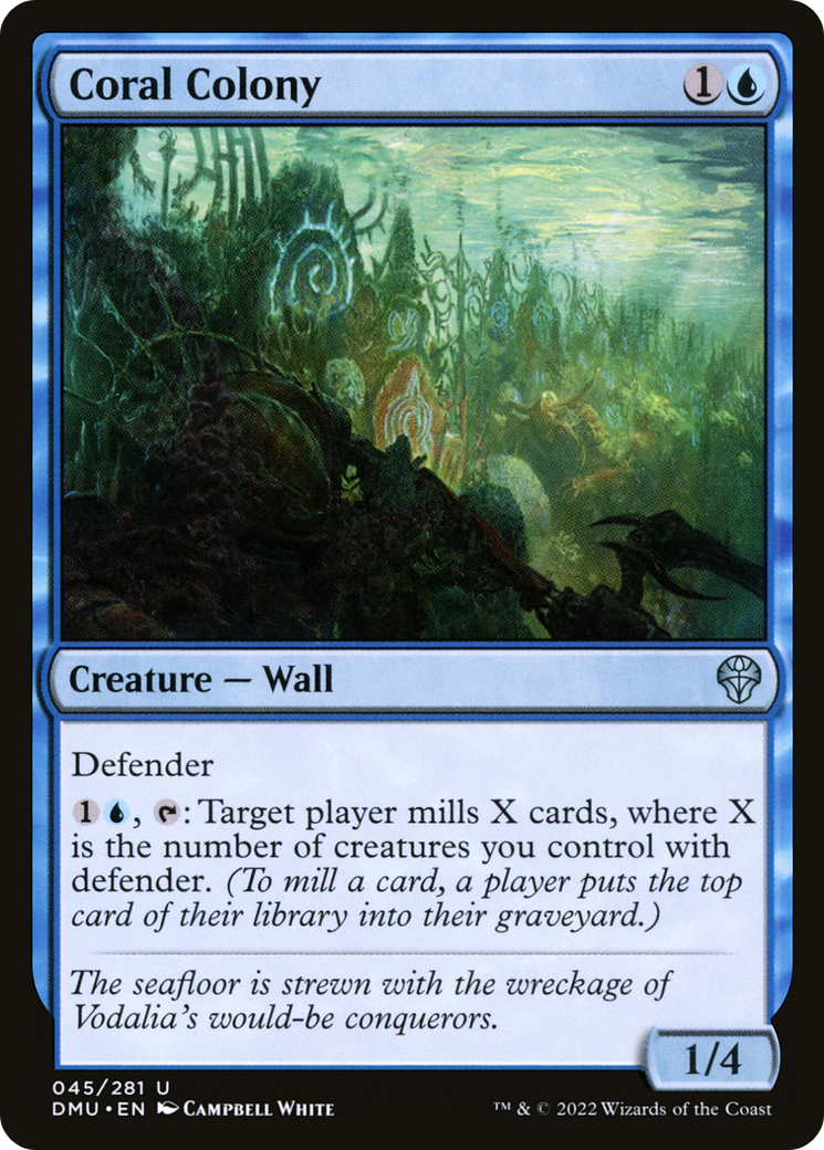 Coral Colony (DMU-045) (Foil)