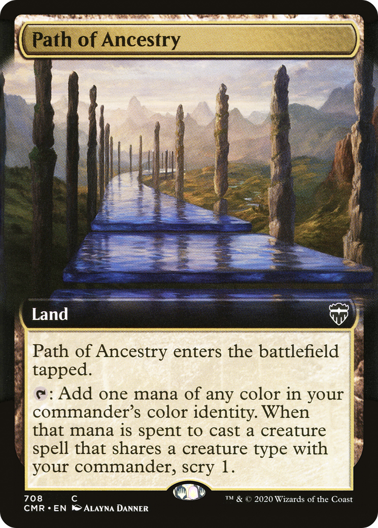 Path of Ancestry (CMR-708) (Extended Art) (Foil)