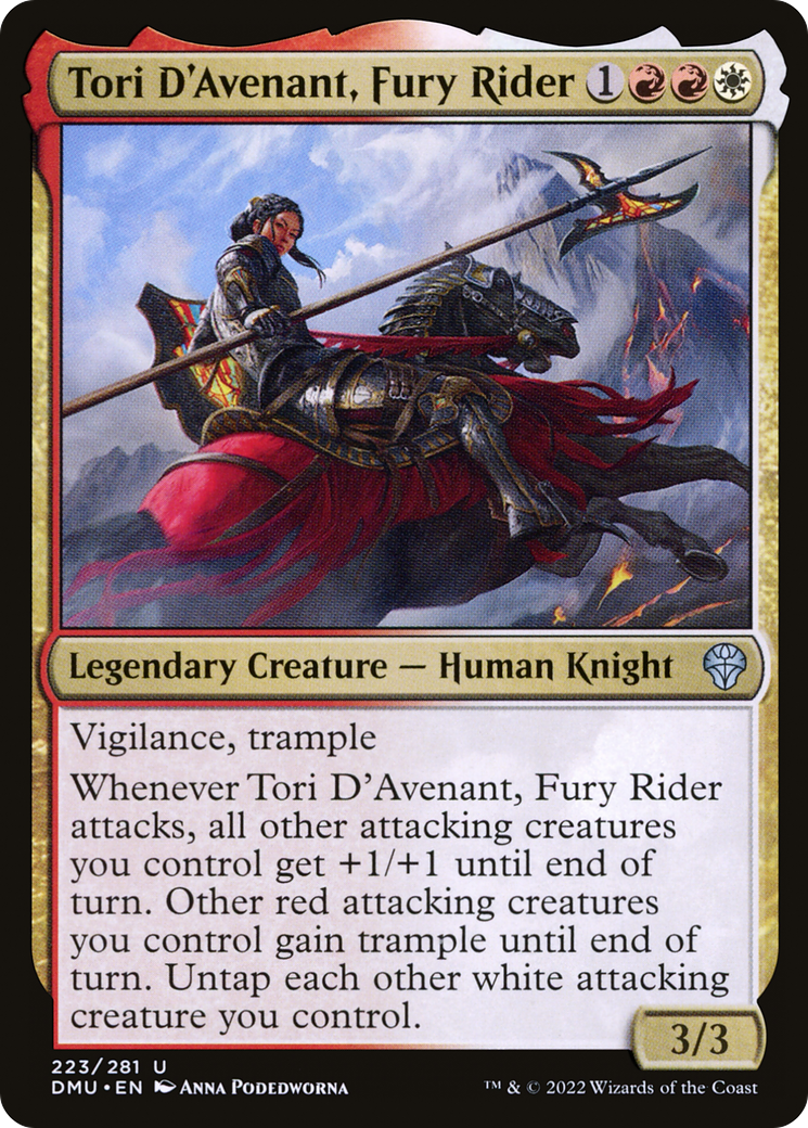 Tori D'Avenant, Fury Rider (DMU-223)