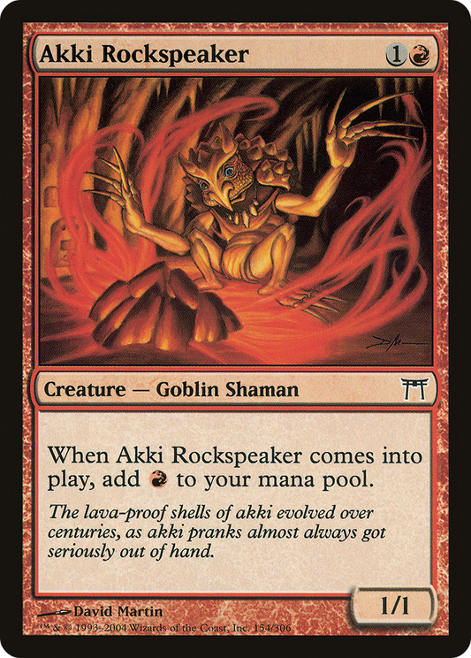 Akki Rockspeaker (CHK-154) (Foil)