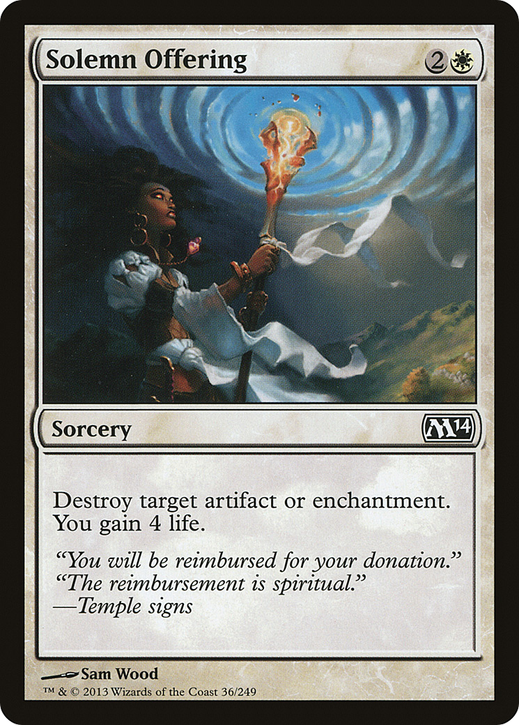 Solemn Offering (M14-036)