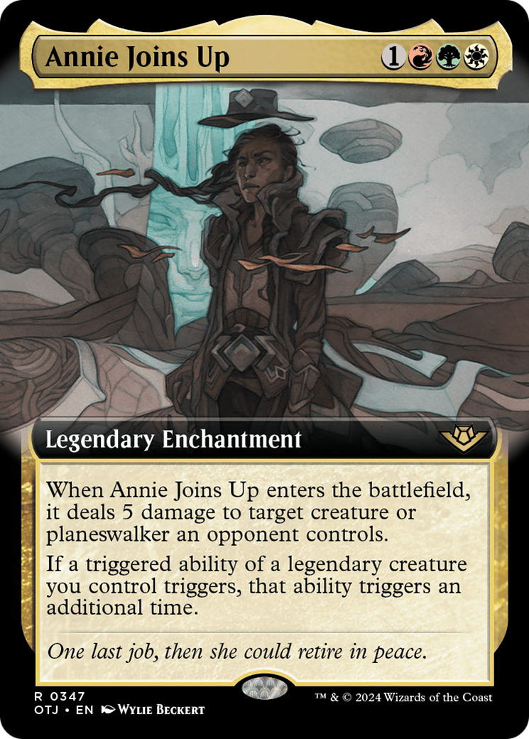 Annie Joins Up (OTJ-347) (Extended Art) (Foil)