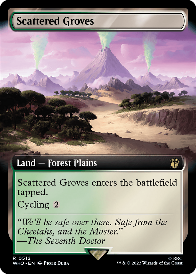 Scattered Groves (WHO-512) (Extended Art) (Foil)
