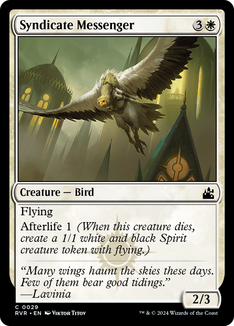 Syndicate Messenger (RVR-029) (Foil)