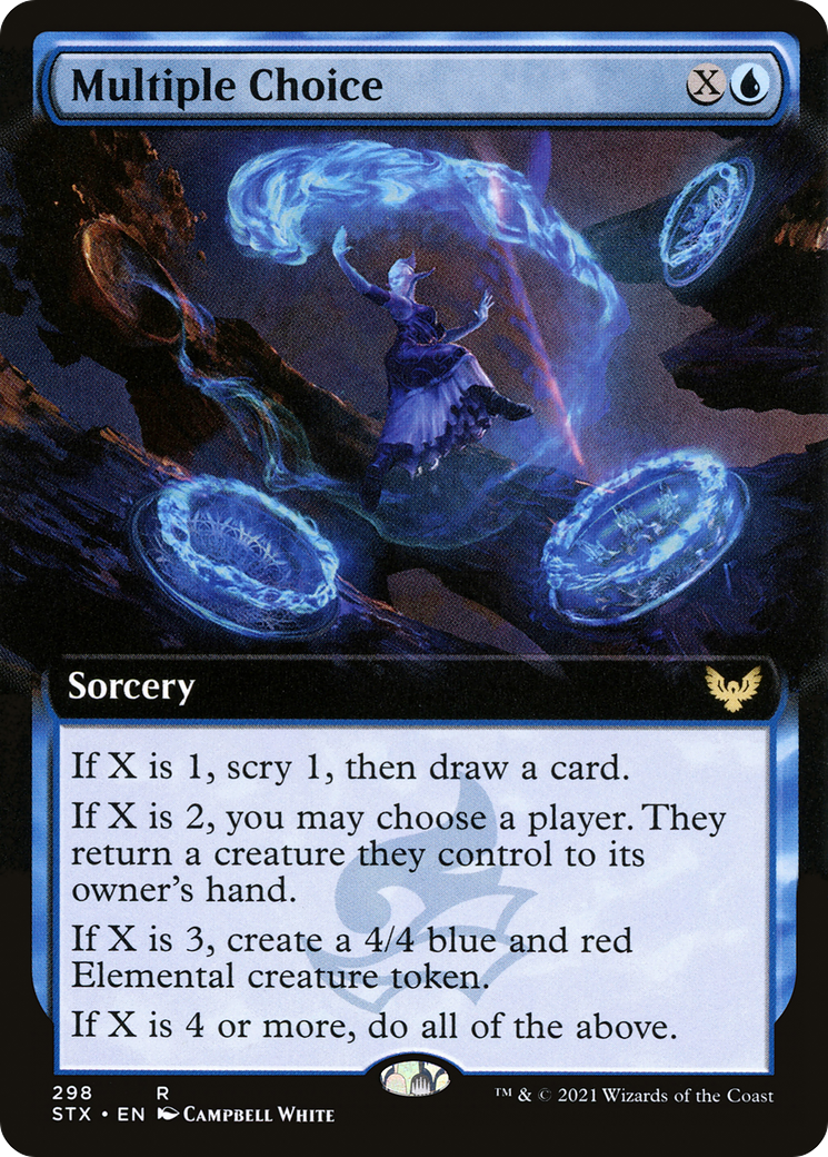 Multiple Choice (STX-298) (Extended Art) (Foil)