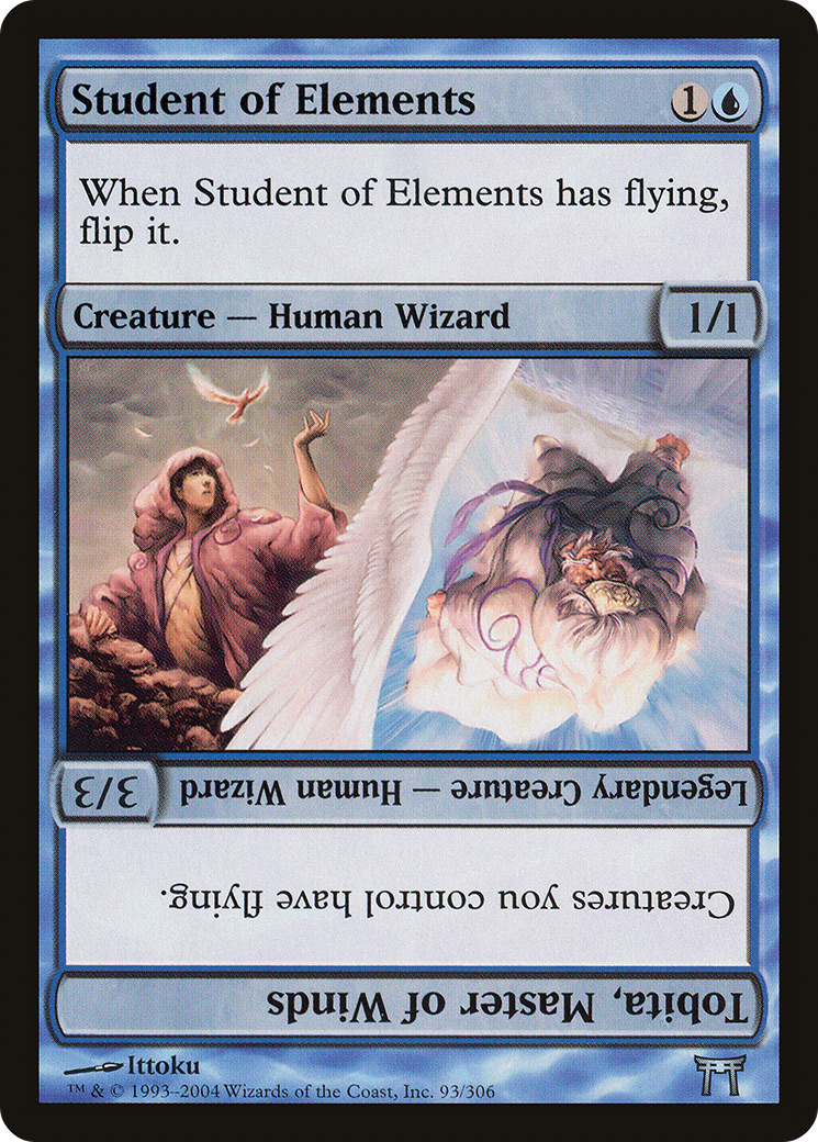 Student of Elements // Tobita, Master of Winds (CHK-093)