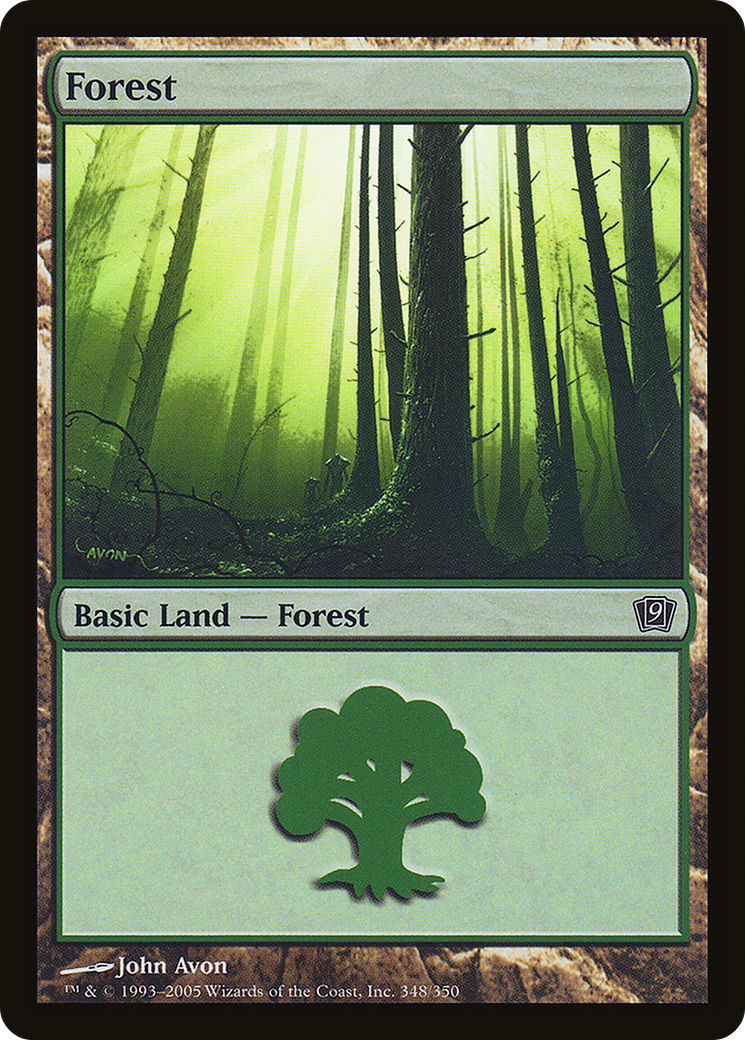 Forest (348) (9ED-348★) (Foil)