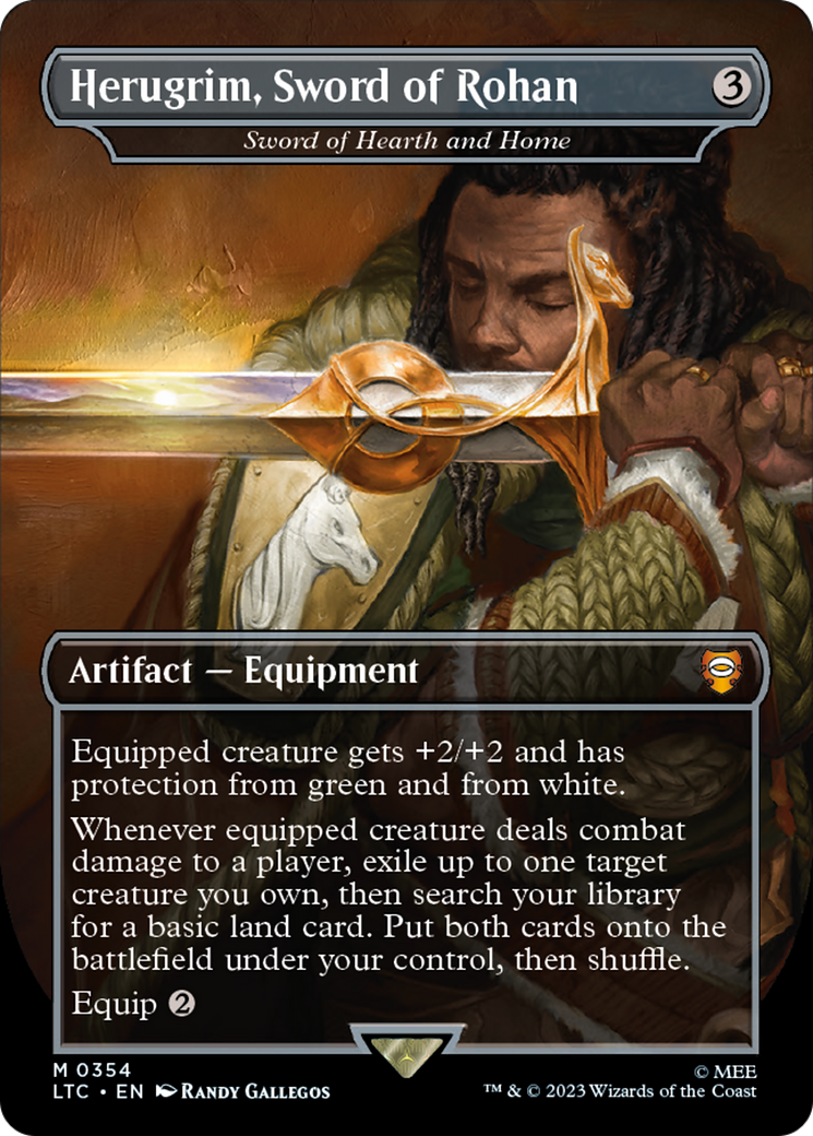 Herugrim, Sword of Rohan / Sword of Hearth and Home (LTC-354) (Borderless)