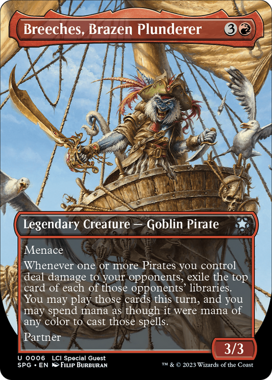 Breeches, Brazen Plunderer (SPG-006) (Borderless) (Foil)