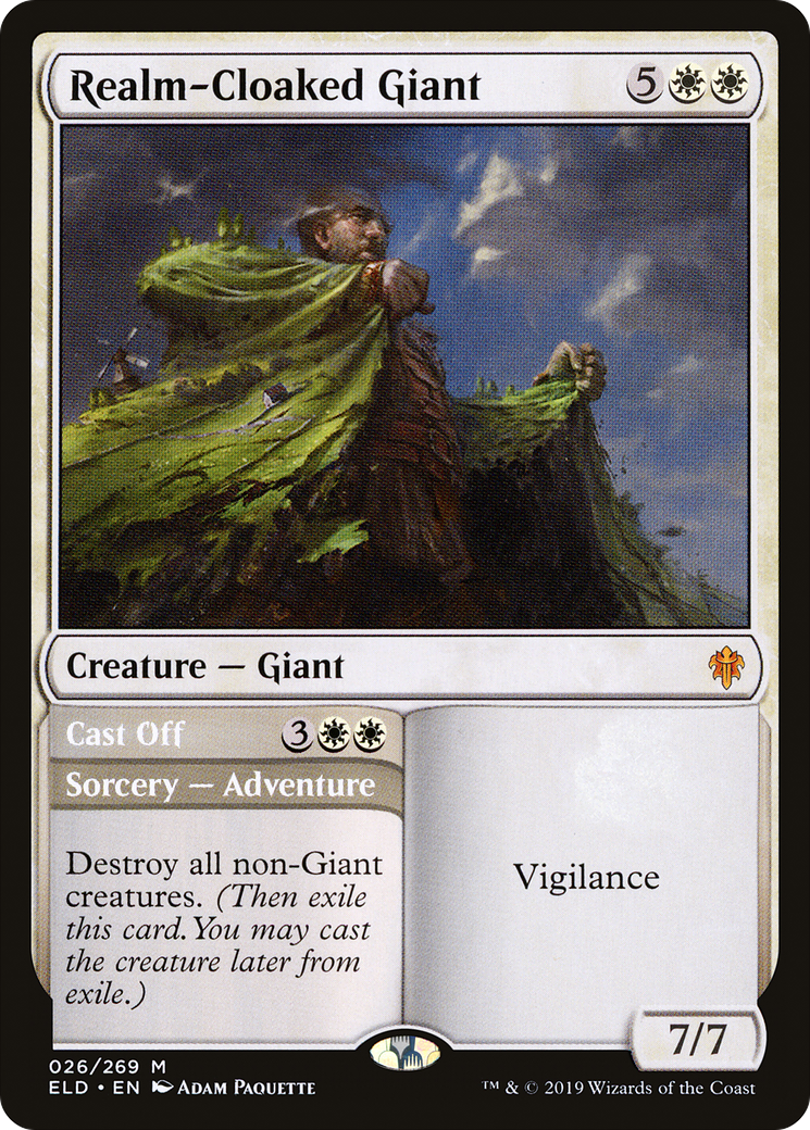 Realm-Cloaked Giant // Cast Off (ELD-026)