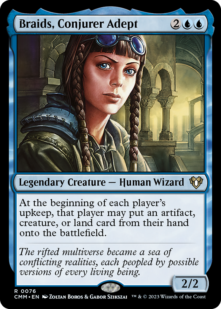 Braids, Conjurer Adept (CMM-076) (Foil)
