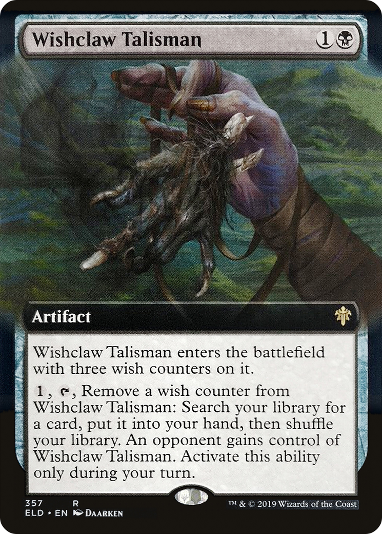 Wishclaw Talisman (ELD-357) (Extended Art)